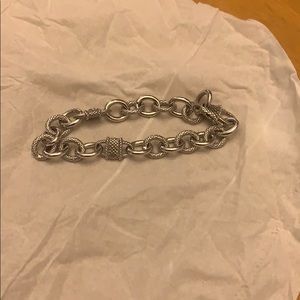 Judith Ripka Verona sterling silver oval link